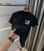 Louis Vuitto n Black Logo Print Imported T-Shirt