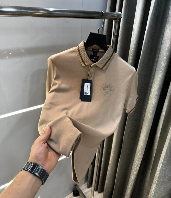 Hugo bos s  Brown PoRsch3! edition Premium Polo T-Shirt