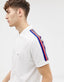 Tomm y Hilfiger White Shoulder Look Premium Polo T-Shirt