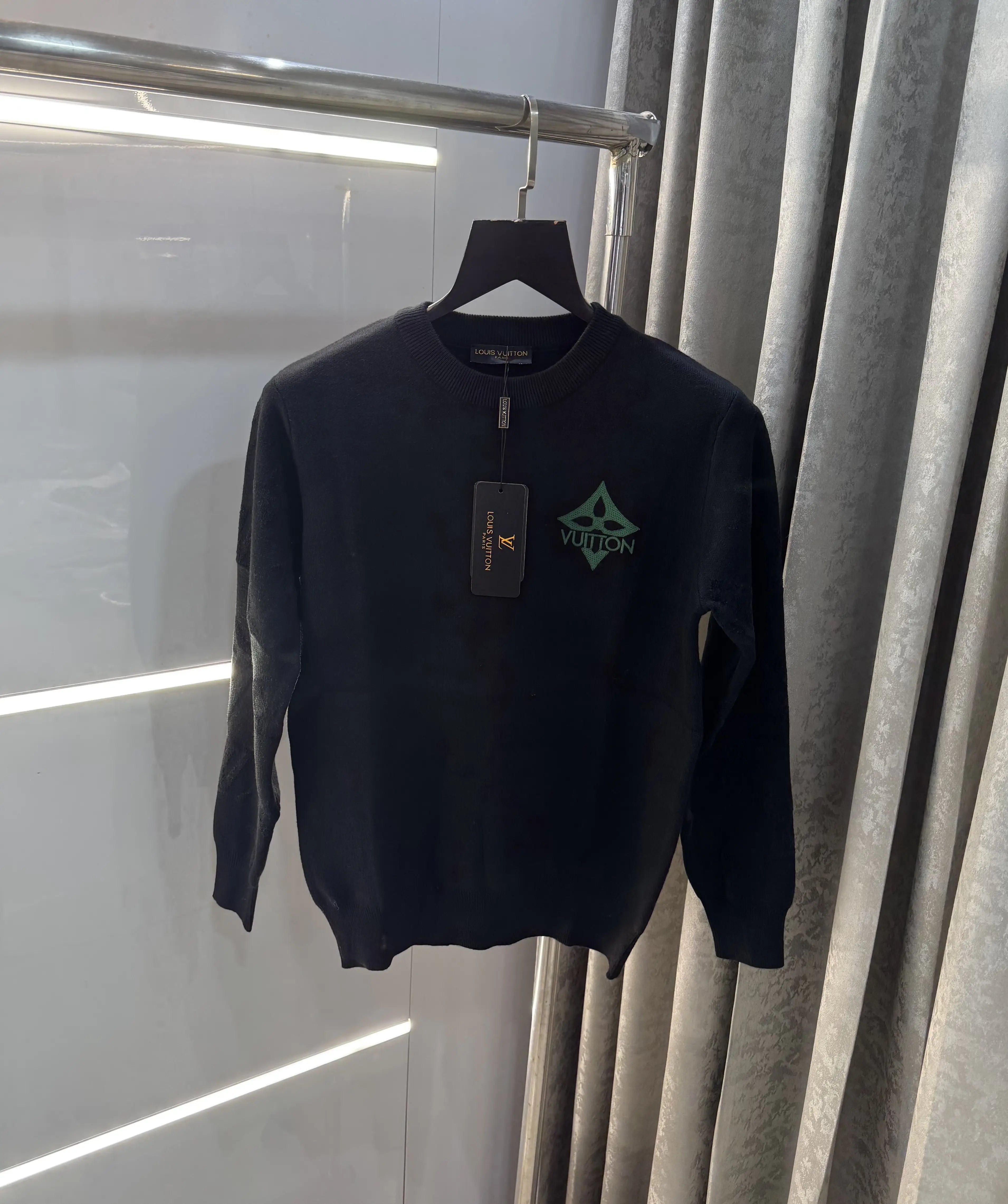 Louis  Vuitton Black Imported Knitted Pull Over Secondary image