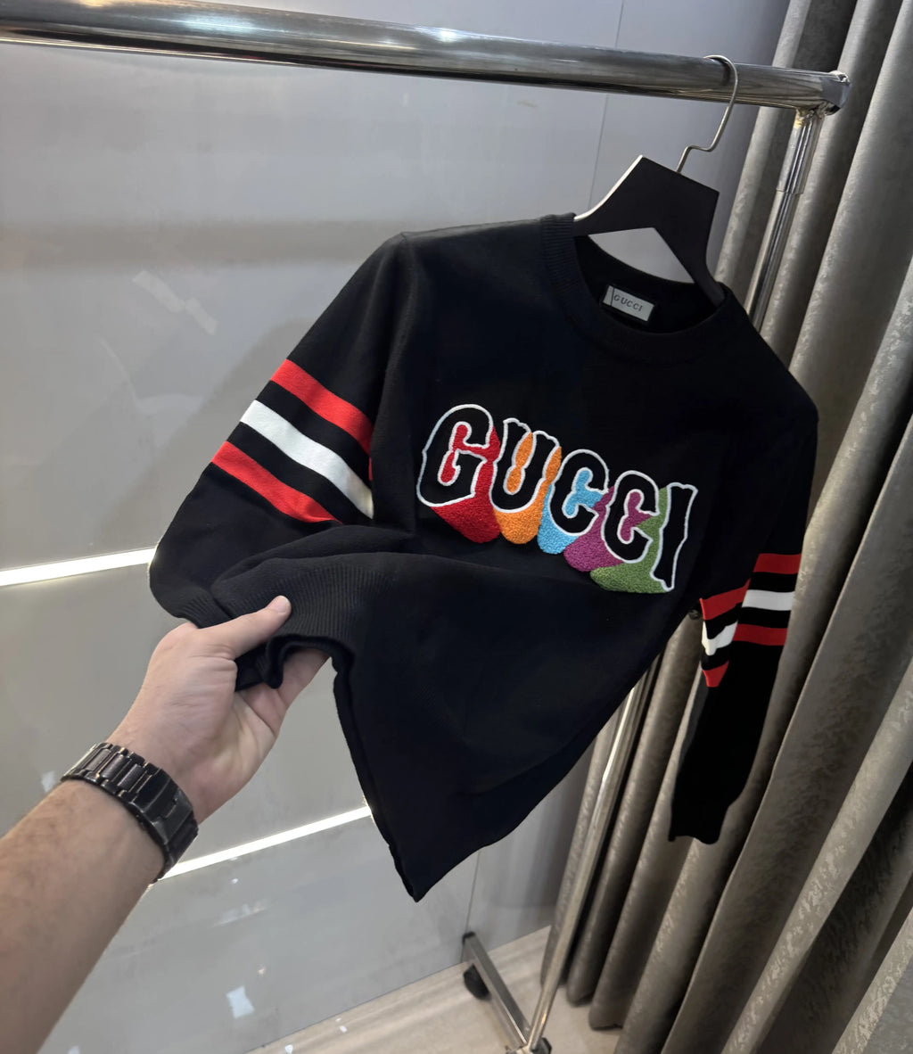 Gucc i Black Imported Knitted Pull Over