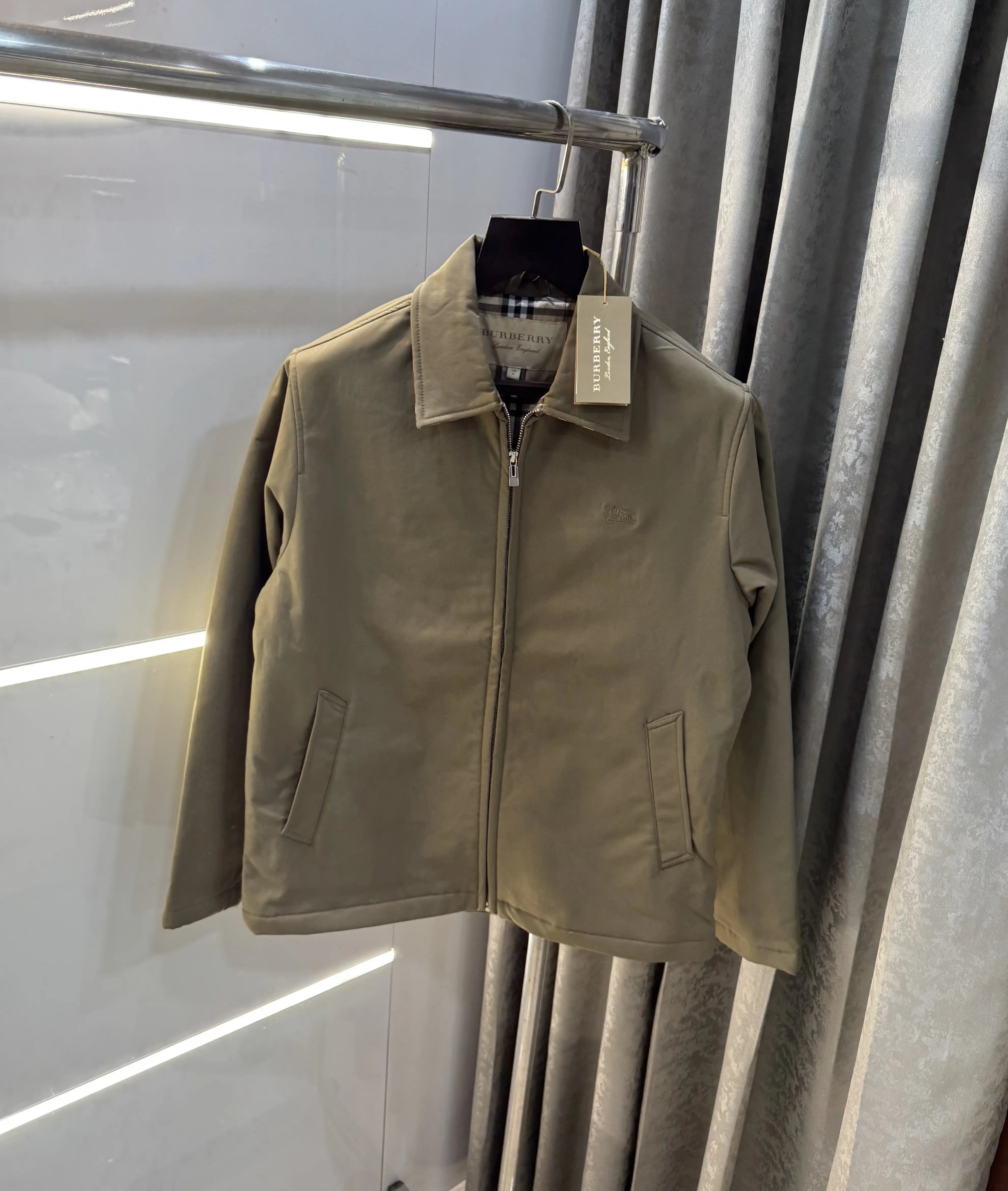 Burberr y Brown Imported Premium Bomber Jacket Secondary image