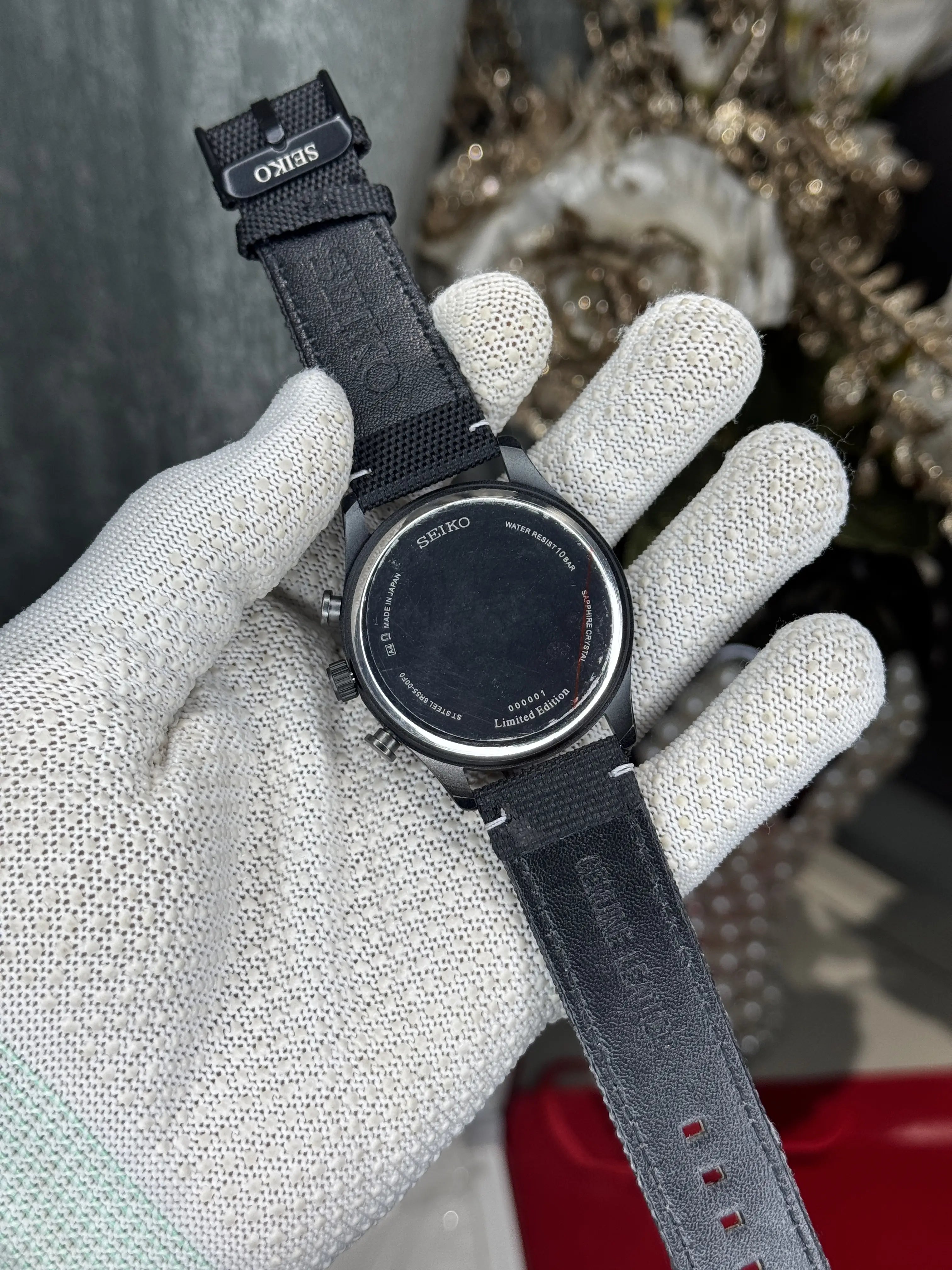 Seiko Chronograph All Black Premium Watch