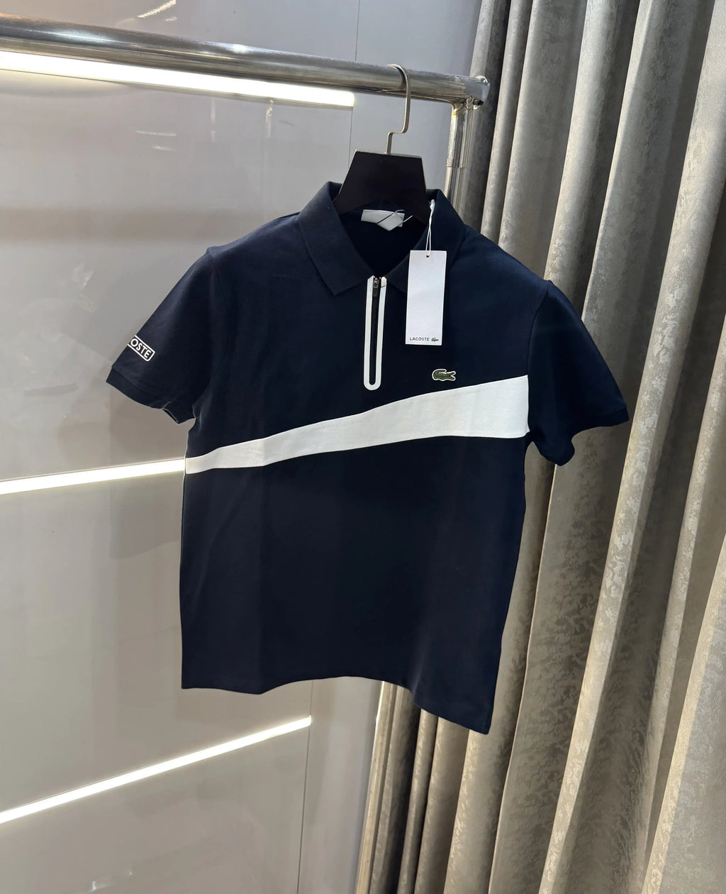 Lacost e Navy Blue Premium Polo T-Shirt
