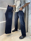 Hugo  BOs$ Blue Premium Straight Fit Denim