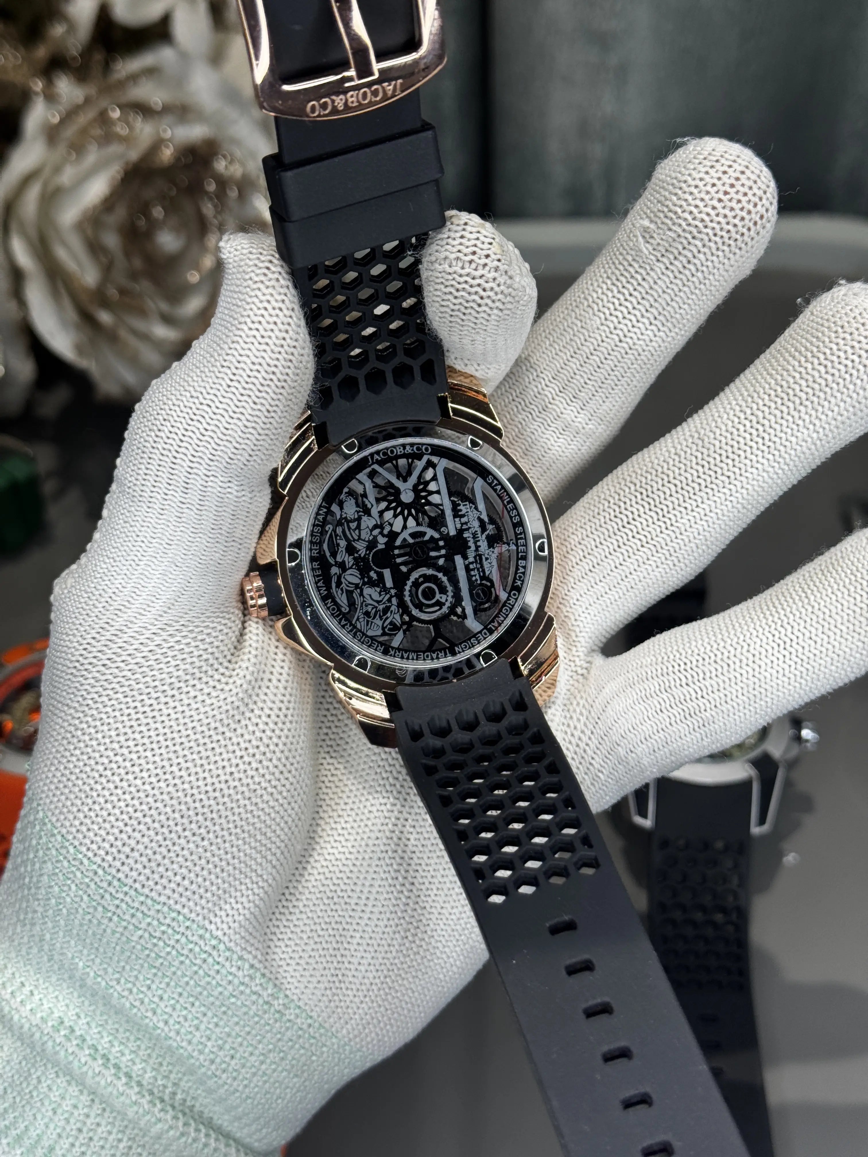 Jacob&Co. RAm. Copper Black Quartz Watch