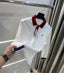 Lacost e White Premium Classic Full Sleeves Polo T-Shirt