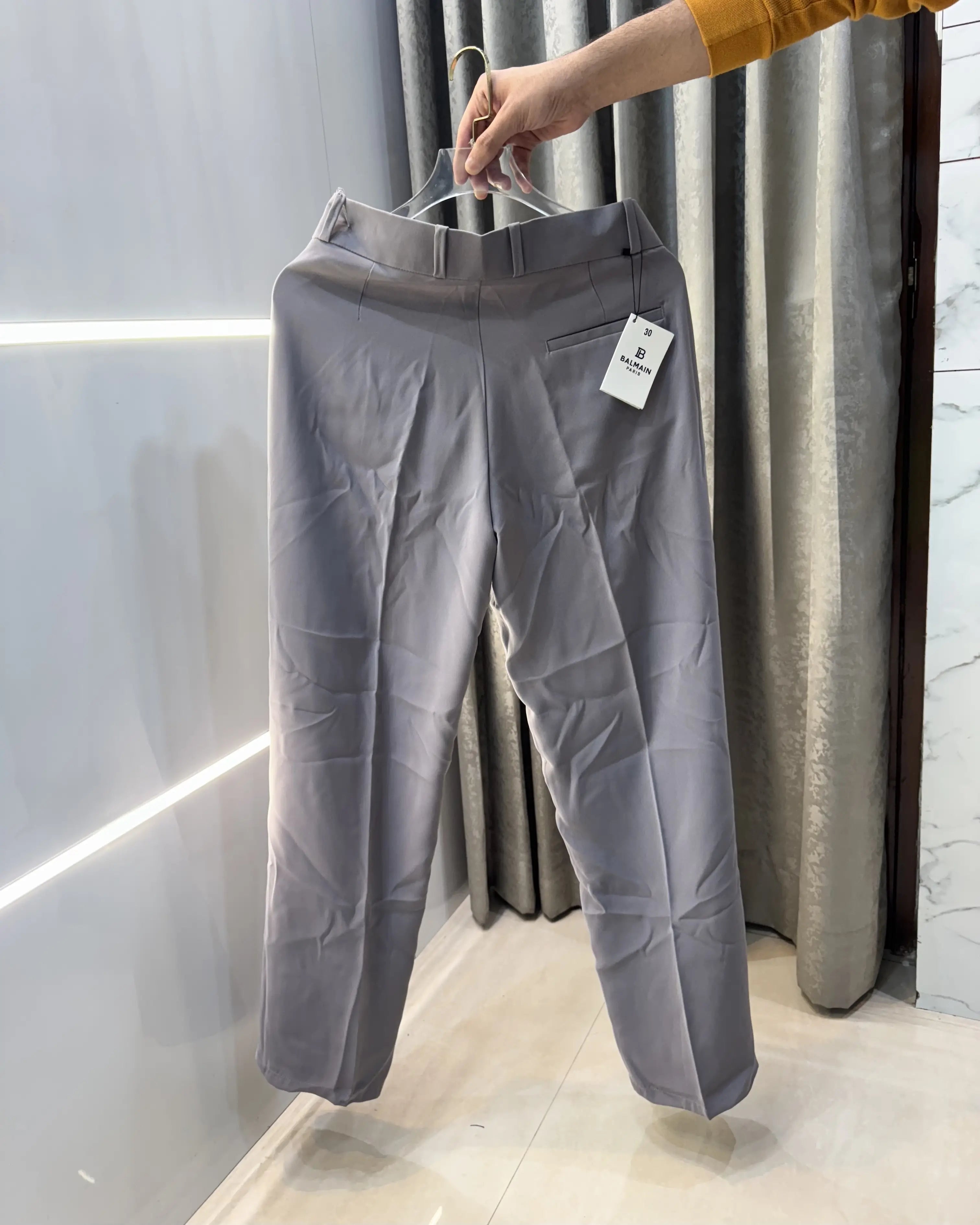 Balmai n Paris Grey Imported Boot Cut Trouser Secondary image