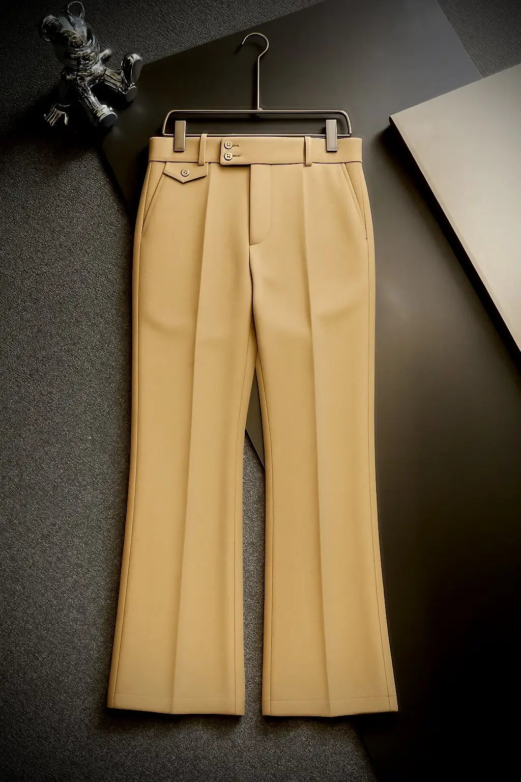 Balmai n Paris Brown Imported Boot Cut Trouser Secondary image