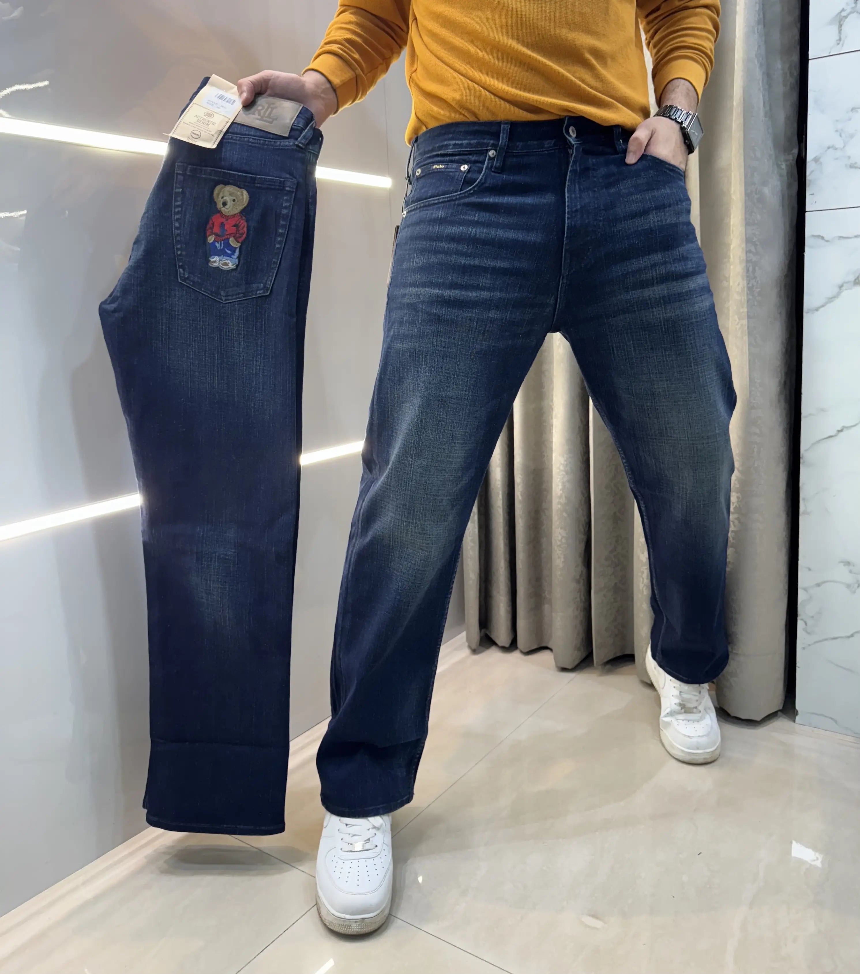 Ralph  Lauren Dark Blue Teddy Edtion Imported Denim Main image