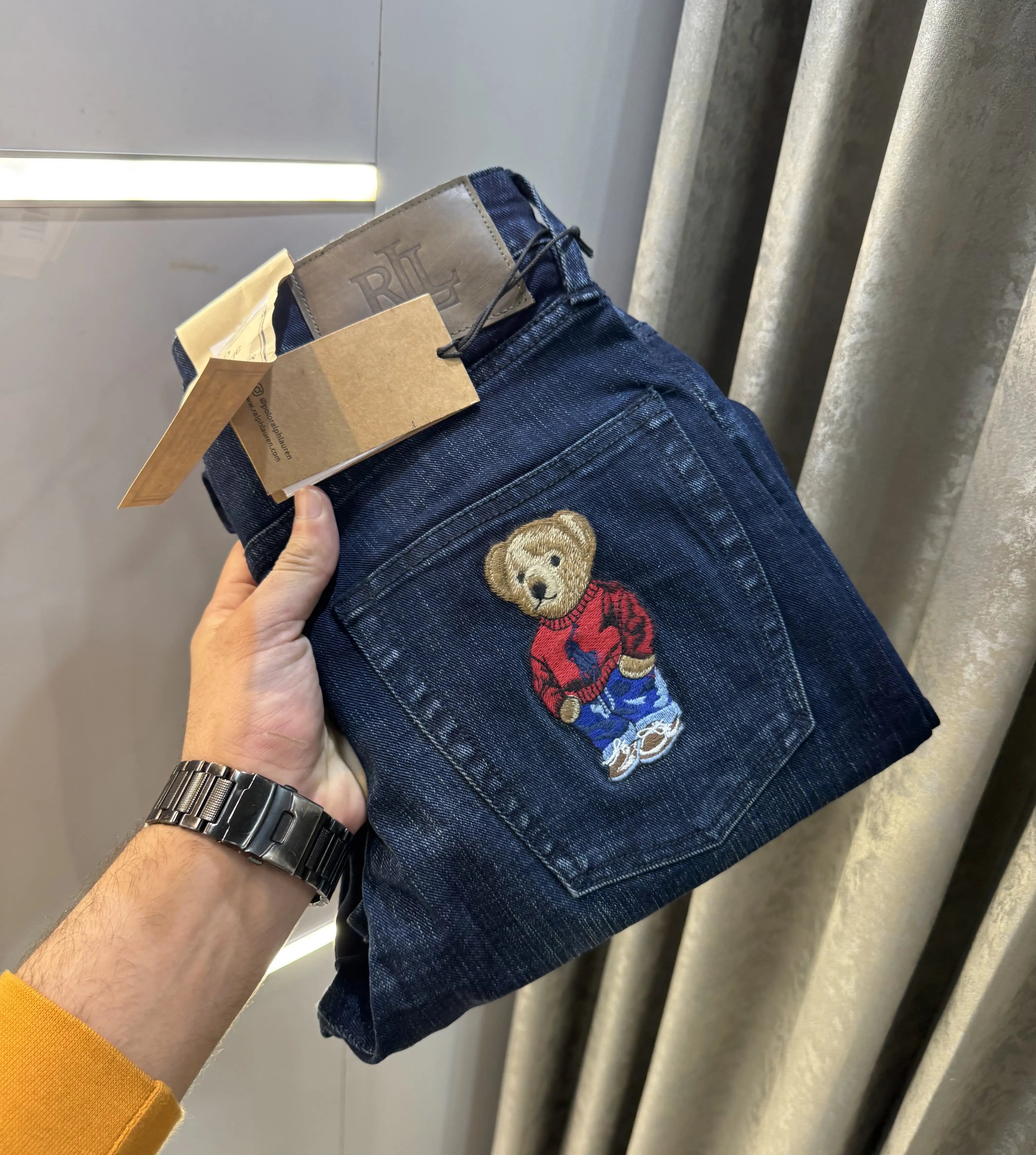 Ralph  Lauren Dark Blue Teddy Edtion Imported Denim Secondary image