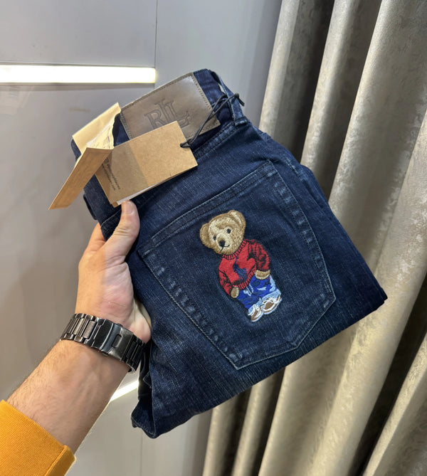 Ralph  Lauren Dark Blue Teddy Edtion Imported Denim