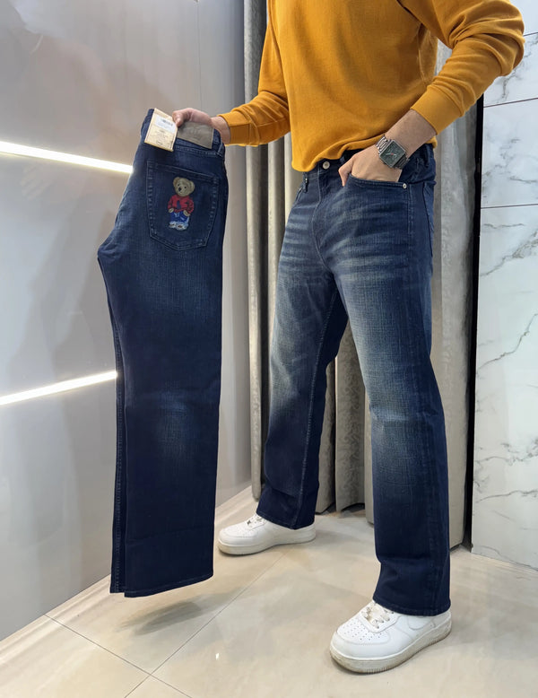 Ralph  Lauren Dark Blue Teddy Edtion Imported Denim