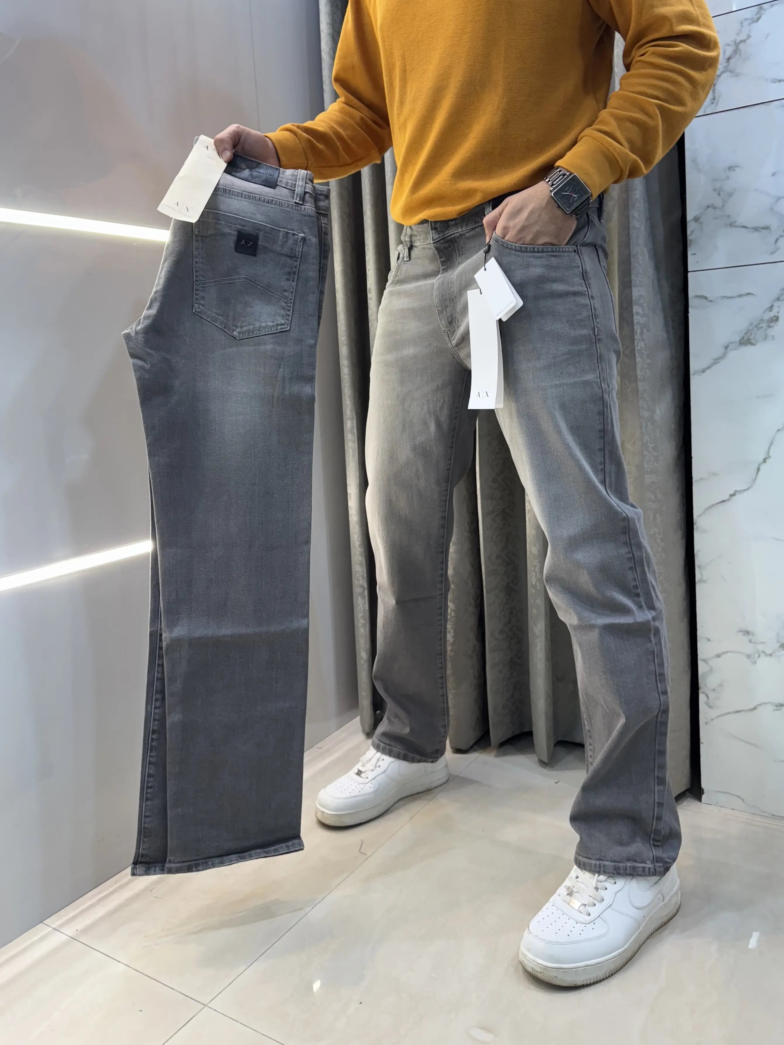Arman i EXchange Light Grey Imported Classic Denim