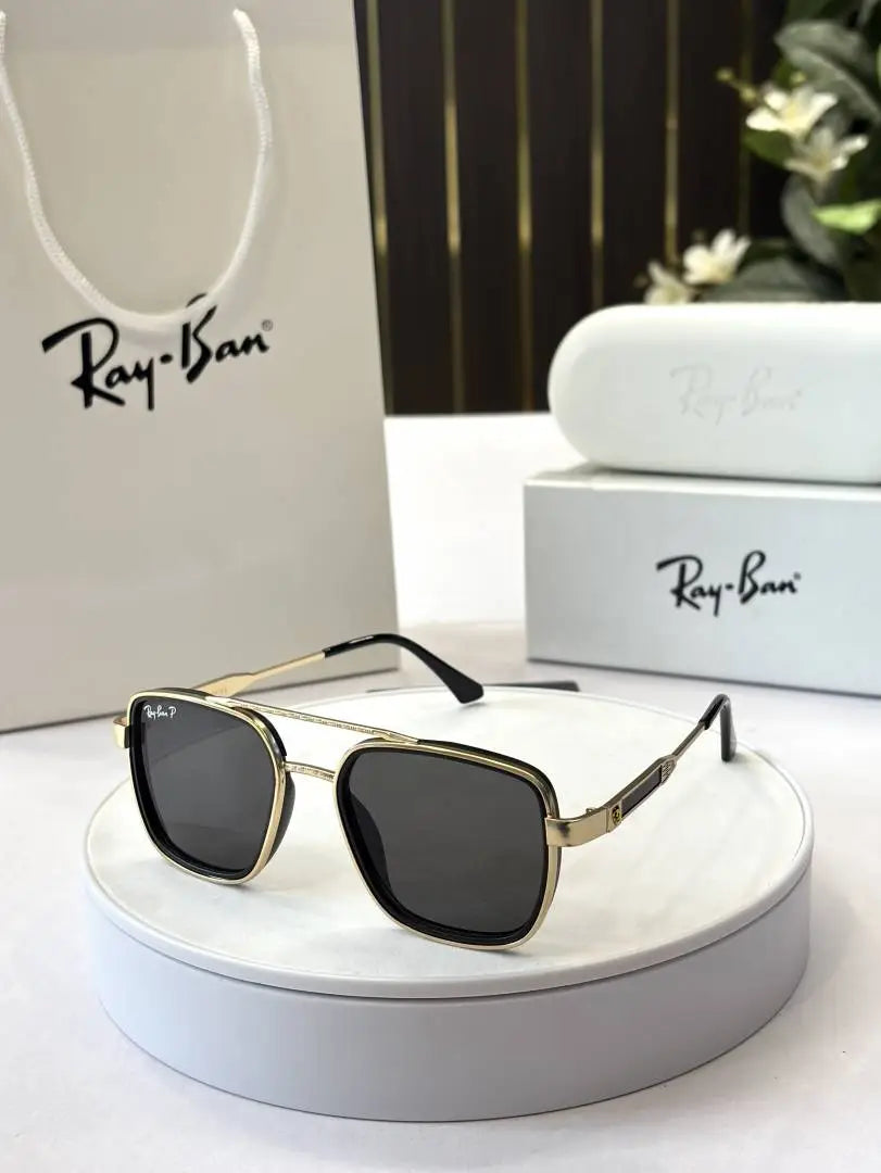 _Rayban_3602_blk_gold Main image
