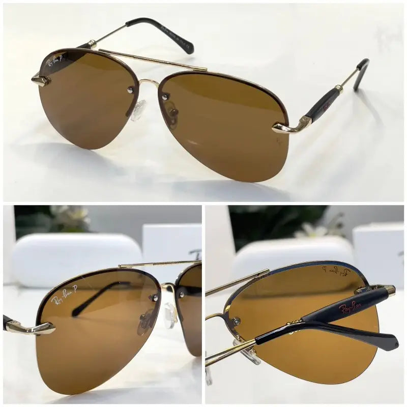 Rayban 3519 aviator brown