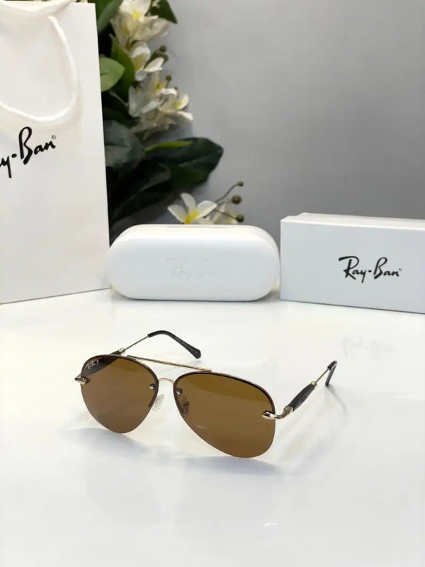 Rayban 3519 aviator brown