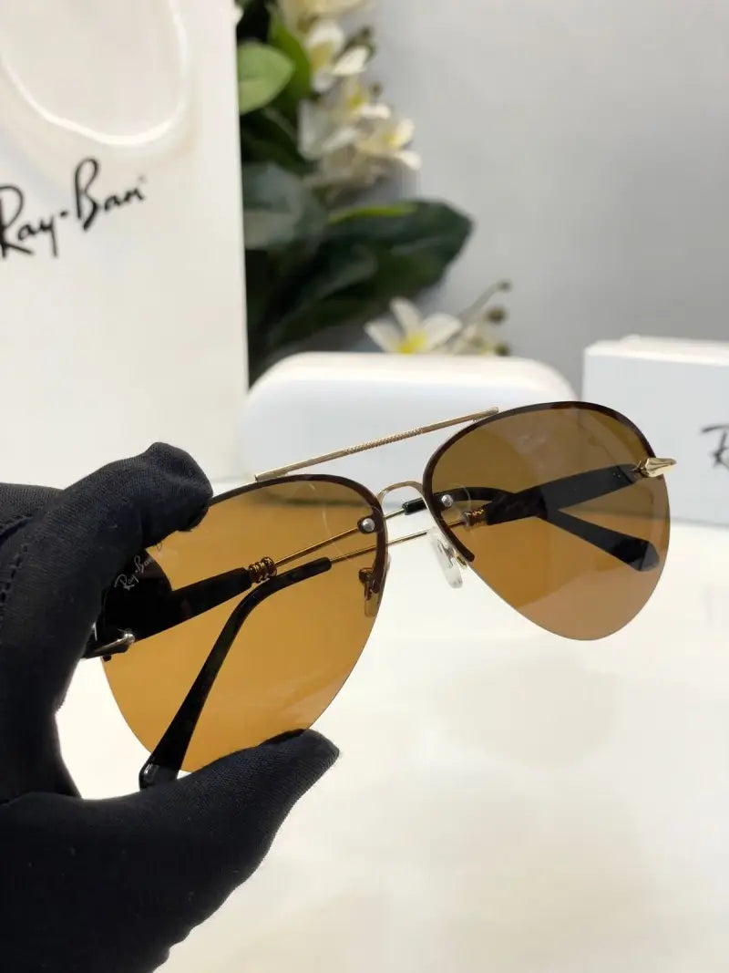 Rayban 3519 aviator brown