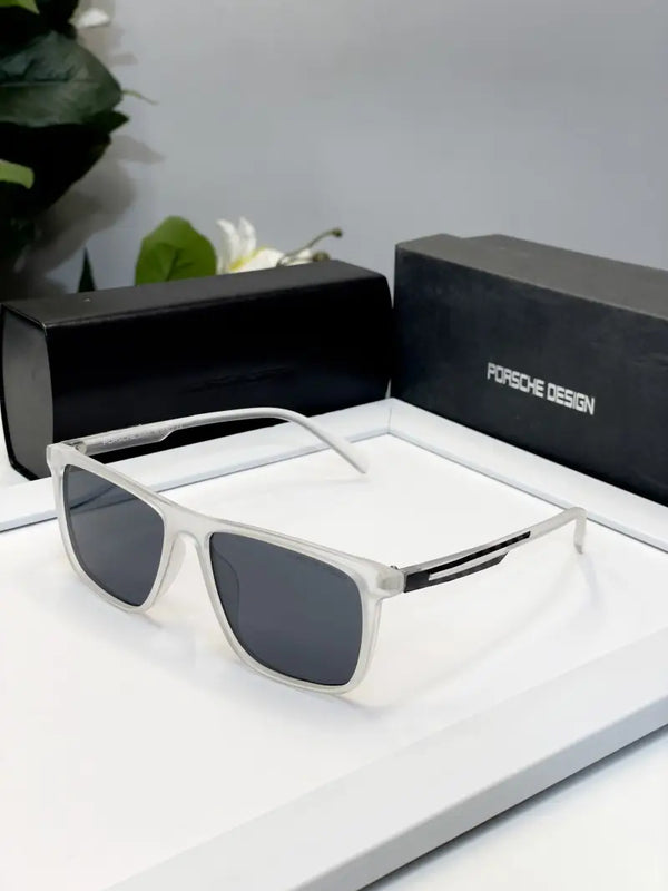 Porsche design transparent black sunglass