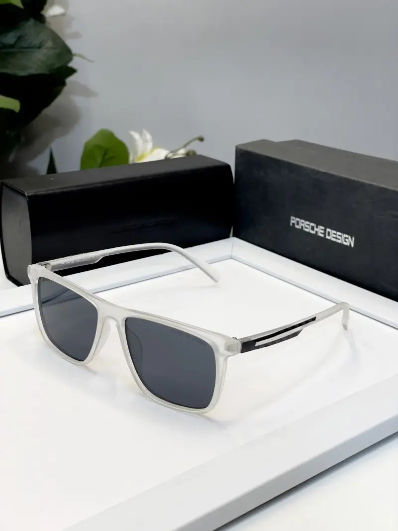 Porsche design transparent black sunglass