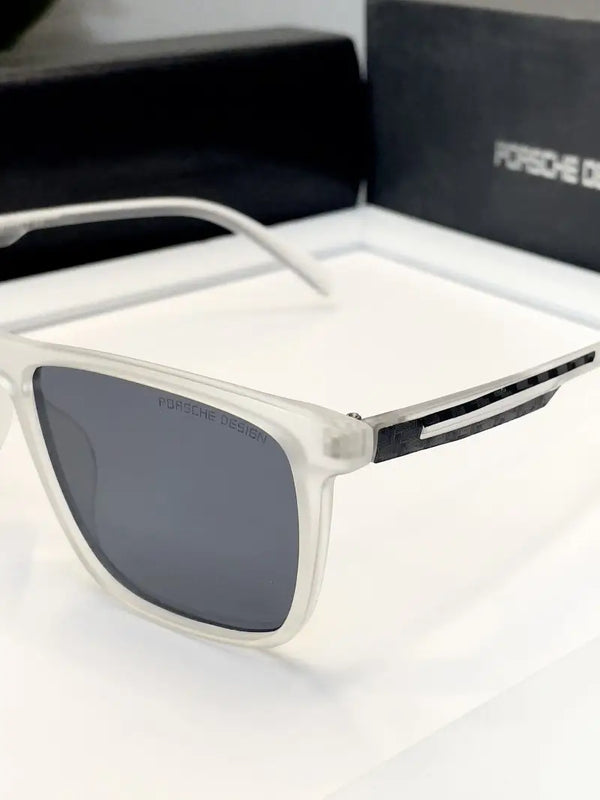 Porsche design transparent black sunglass
