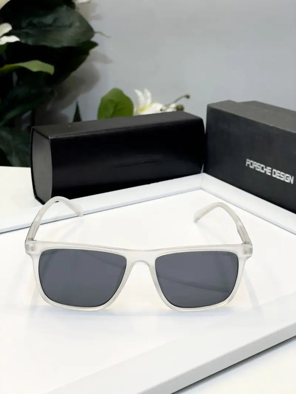 Porsche design transparent black sunglass