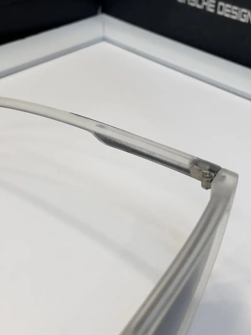 Porsche design transparent black sunglass