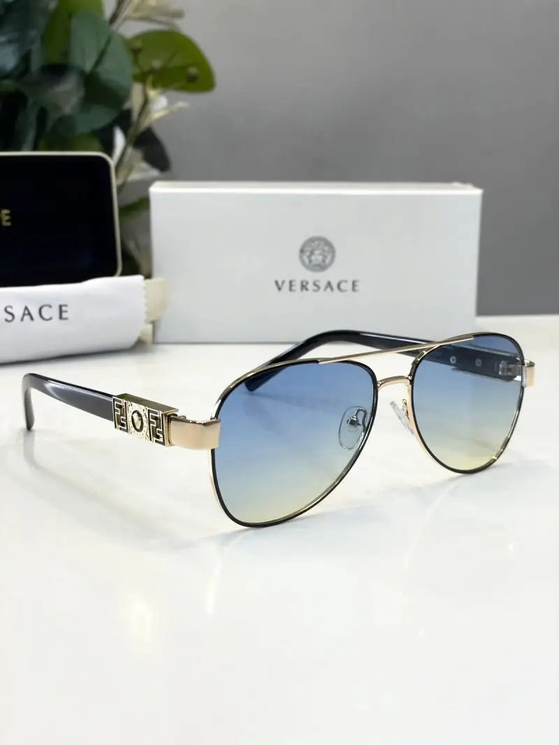 Versace 5101 gold blue shaded
