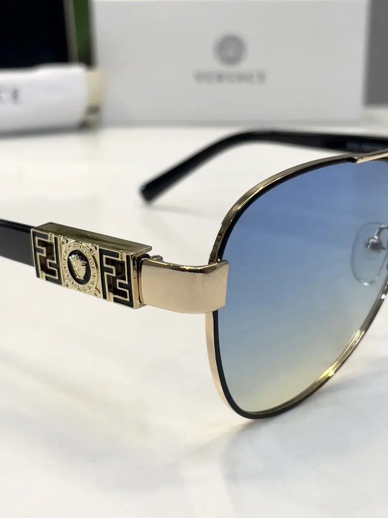 Versace 5101 gold blue shaded