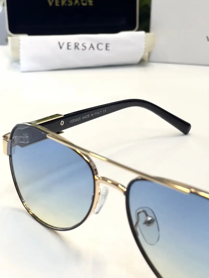 Versace 5101 gold blue shaded