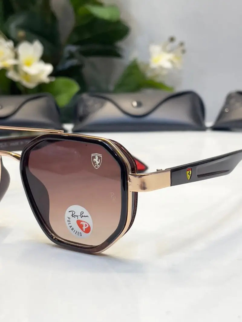 Rayban 3160 gold brown sunglass