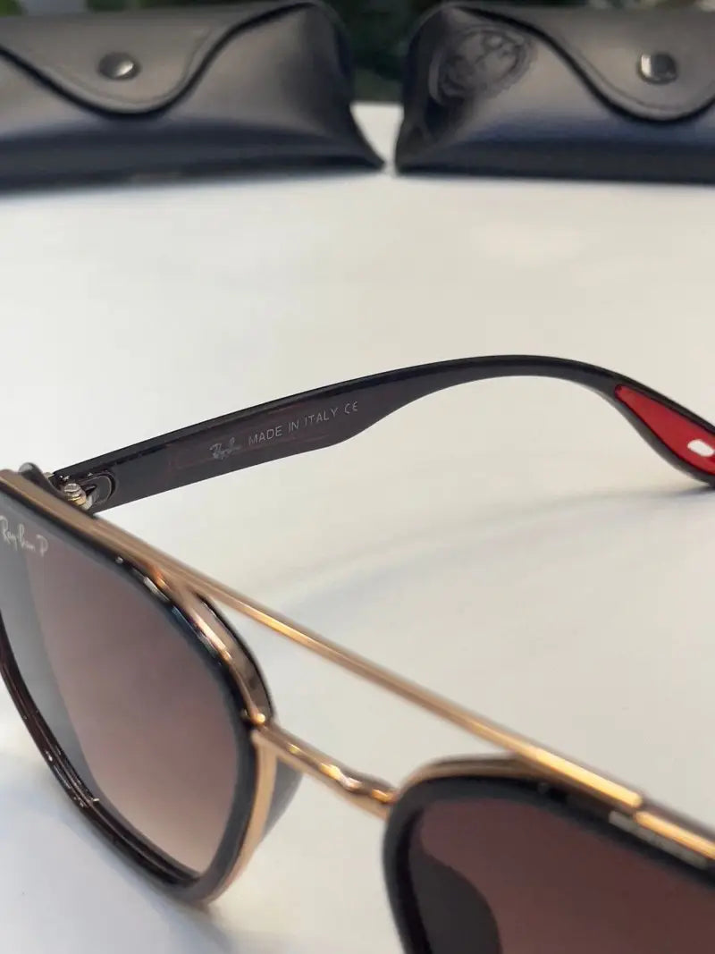 Rayban 3160 gold brown sunglass