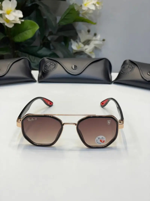 Rayban 3160 gold brown sunglass