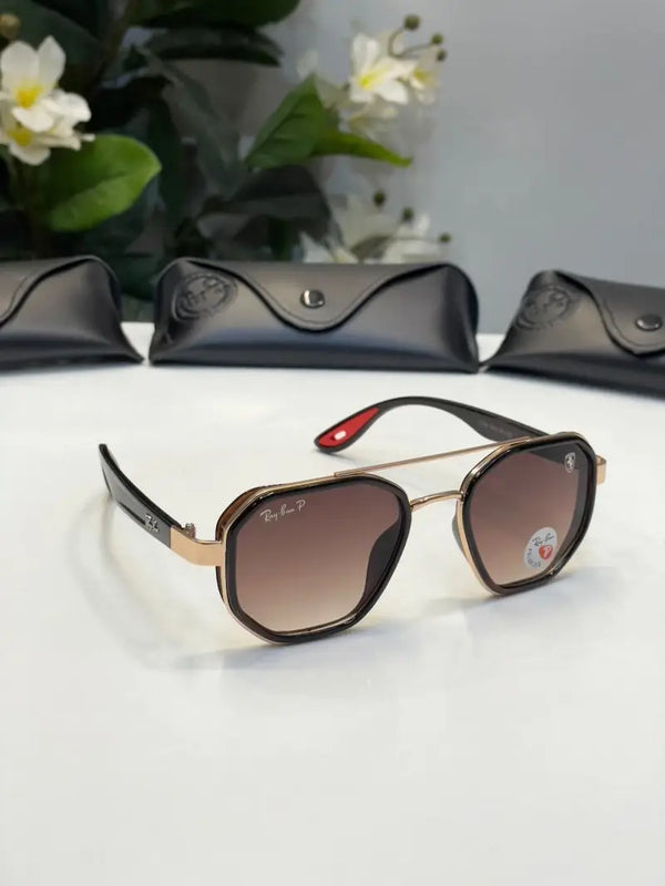 Rayban 3160 gold brown sunglass