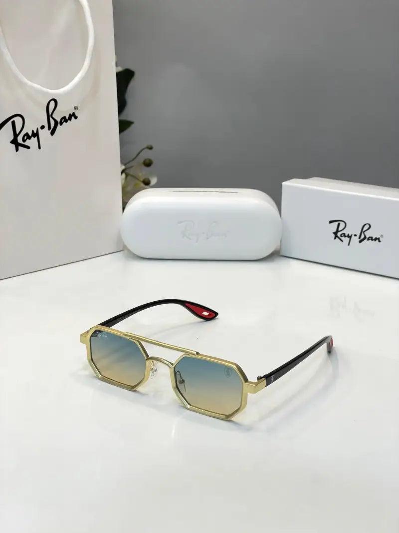 Rayban 1015 golden multi shaded