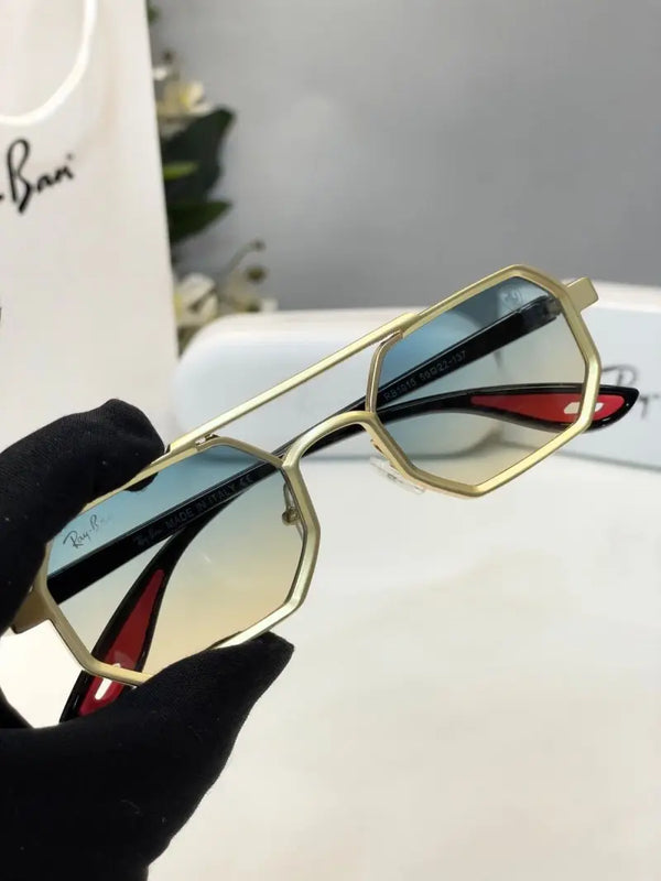 Rayban 1015 golden multi shaded