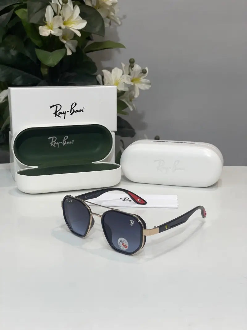 Rayban 3160 gold blue