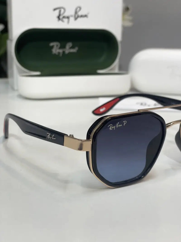 Rayban 3160 gold blue