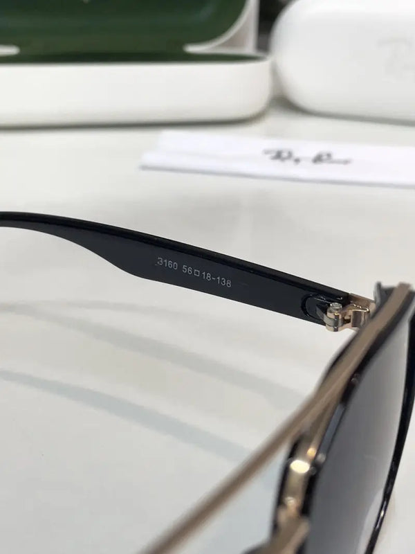 Rayban 3160 gold blue
