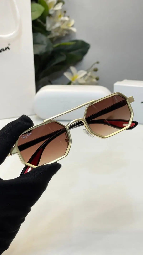 Rayban 1015 brown gold