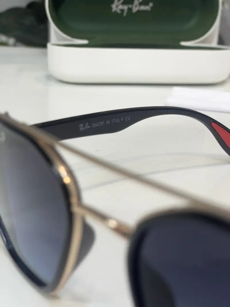 Rayban 3160 gold blue
