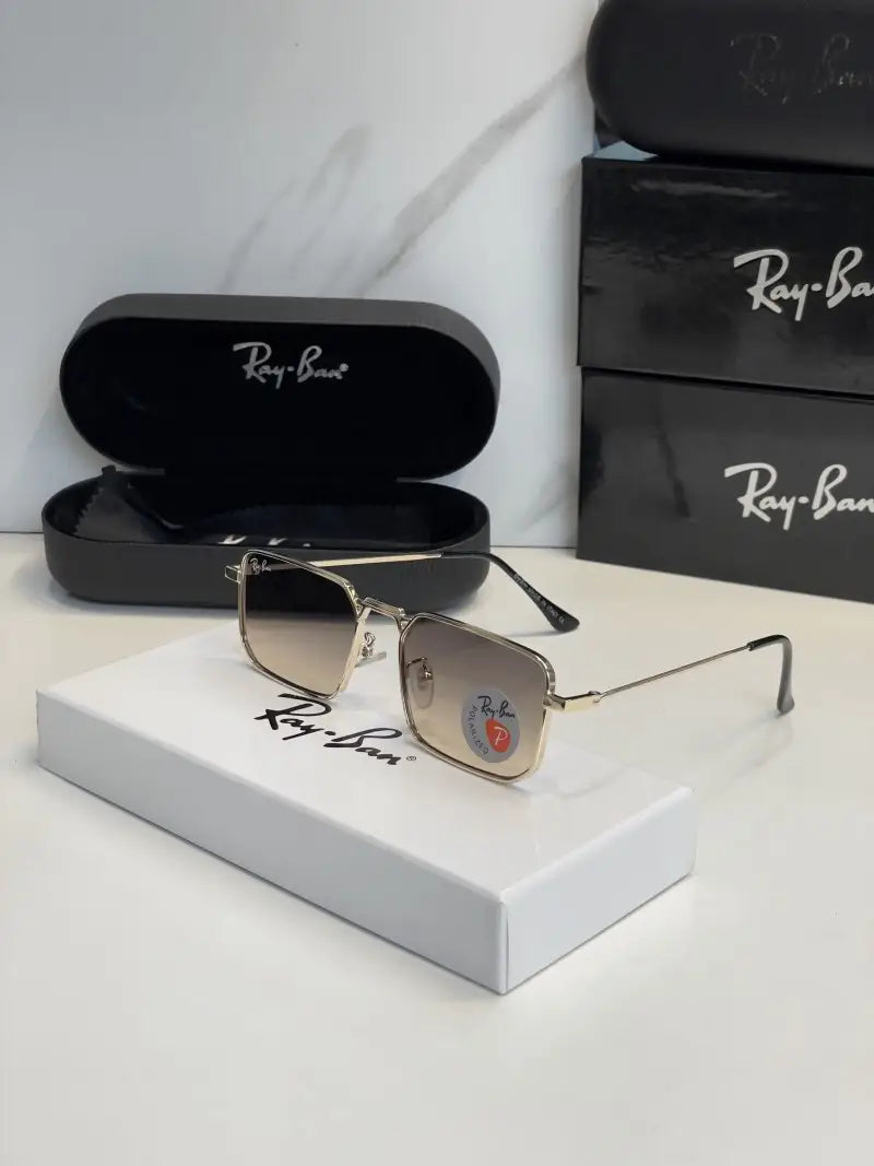 Rayban slim shaded brown