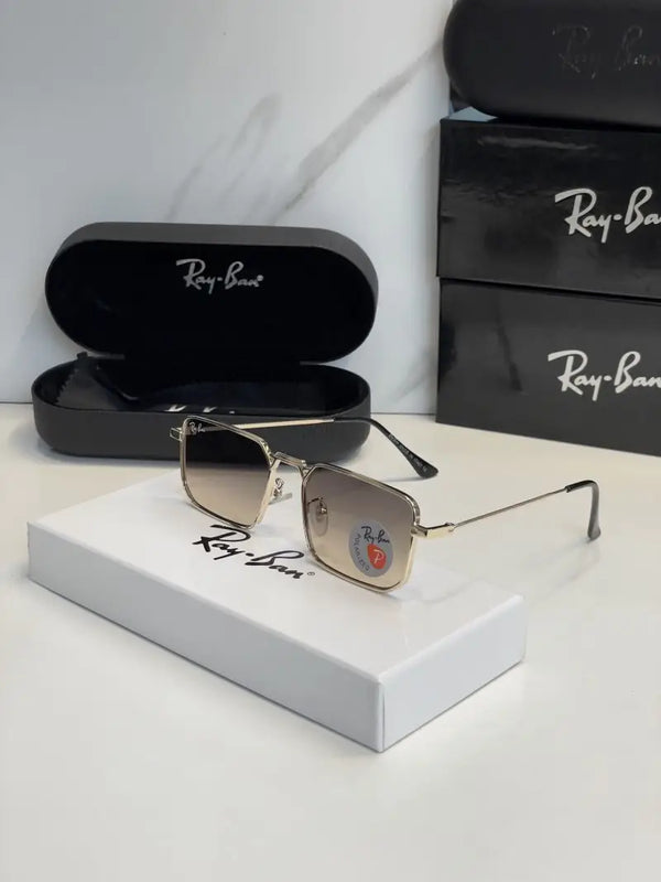 Rayban slim shaded brown