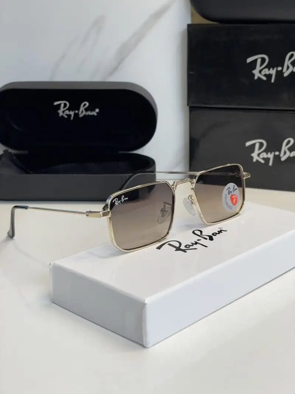 Rayban slim shaded brown