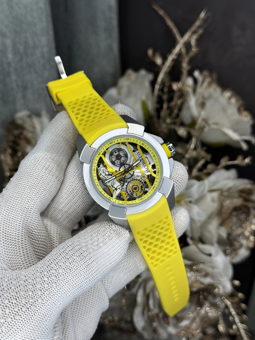 Jacob&Co. Cr7 Silver Yellow Premium Watch