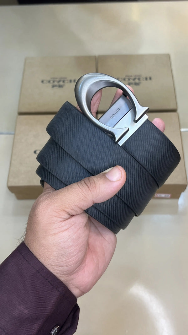 COACH PREMIUM QUALITY IMPORTED REVERSIBLE BELT WITH OG BOX CH-310