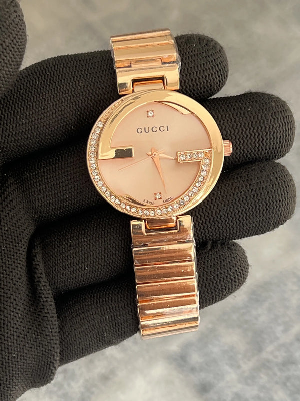 Gucci Gold Dial Diamond