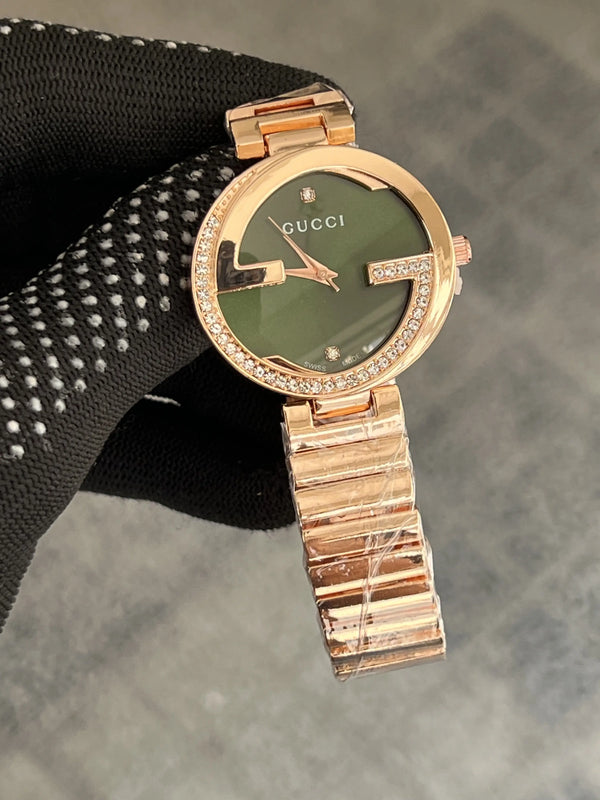 Gucci Diamond Gold Green