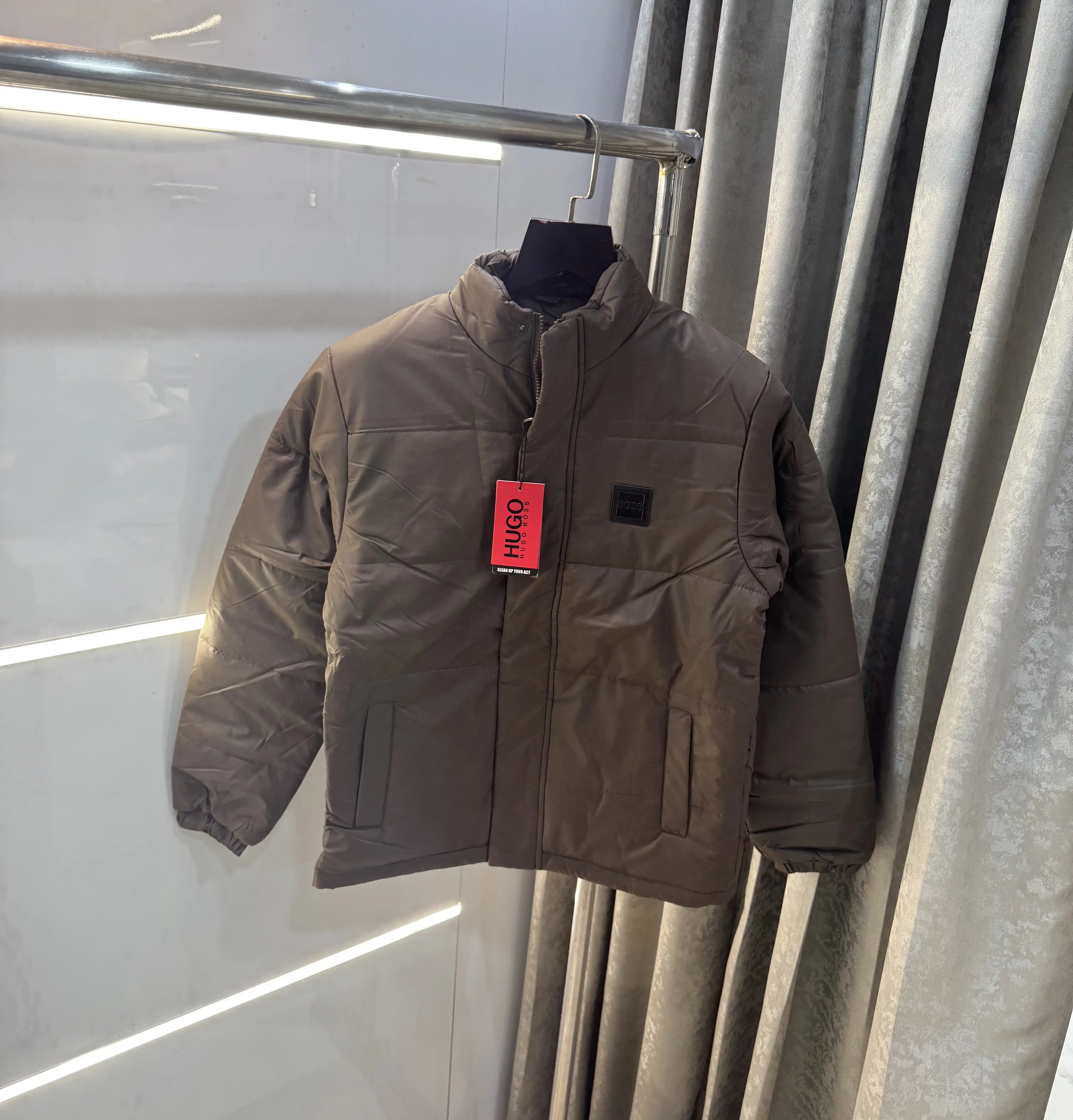 Hugo  Bos5.. Brown Premium Puffer Jacket Main image
