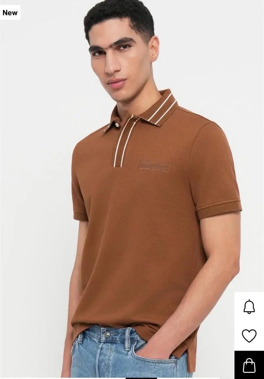 Tommy  Hilfiger Brown Premium Polo T-Shirt Main image
